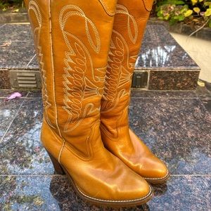 Women’s Leather Cowboy Boots